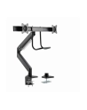 GEMBIRD Biurkowe regulowane ramie na dwa monitory 17-35inch obciążenie do 10kg - nr 52
