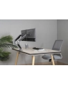 GEMBIRD Biurkowe ramię na dwa monitory - regulowane 17-32inch obciążenie do 9kg kolor szary - nr 20