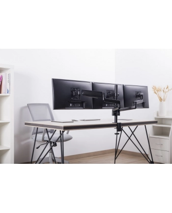 GEMBIRD Biurkowe ramię na 3 monitory - regulowane 17-32inch obciążenie do 7kg nr 2