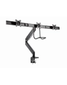 GEMBIRD Biurkowe ramię na 3 monitory - regulowane  17-27inch  obciążenie do 6kg - nr 20