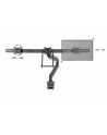 GEMBIRD Biurkowe ramię na 3 monitory - regulowane  17-27inch  obciążenie do 6kg - nr 25