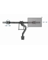 GEMBIRD Biurkowe ramię na 3 monitory - regulowane  17-27inch  obciążenie do 6kg - nr 40