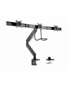 GEMBIRD Biurkowe ramię na 3 monitory - regulowane  17-27inch  obciążenie do 6kg - nr 44