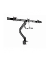 GEMBIRD Biurkowe ramię na 3 monitory - regulowane  17-27inch  obciążenie do 6kg - nr 46