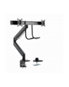 GEMBIRD Biurkowe regulowane ramie na dwa monitory 17-35inch obciążenie do 10kg - nr 6