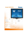 IIYAMA T1531SR-B1S 15inch Resistive Touch VA-panel 1024x768 Speakers VGA DisplayPort HDMI 300cd/m with touch USB Interface - nr 26