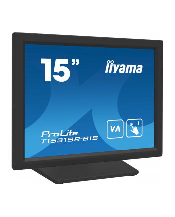 IIYAMA T1531SR-B1S 15inch Resistive Touch VA-panel 1024x768 Speakers VGA DisplayPort HDMI 300cd/m with touch USB Interface