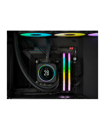 CORSAIR VENGEANCE RGB 96GB 2x48GB DDR5 6000MT/s DIMM Unbuffered 30-36-36-76 Std PMIC XMP 3.0 Black Heatspreader 1.4V