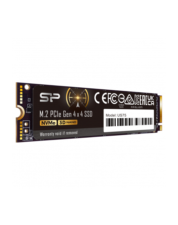 silicon power computer ' communicat SILICON POWER SSD US75 2TB M.2 PCIe NVMe Gen4x4 NVMe 1.4 7000/6500MB/s główny