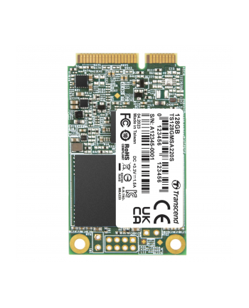 TRANSCEND 128GB mSATA SSD SATA3 3D TLC nr 1
