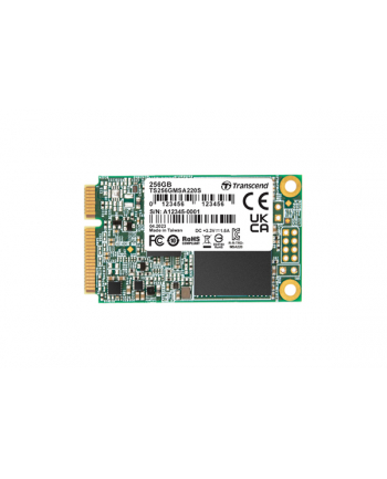 TRANSCEND 256GB mSATA SSD SATA3 3D TLC