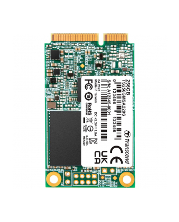 TRANSCEND 256GB mSATA SSD SATA3 3D TLC