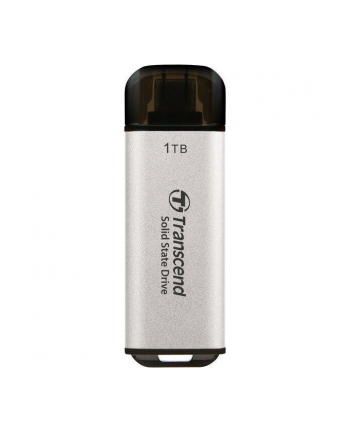 TRANSCEND ESD300S 1TB External SSD USB 10Gbps Type C Silver