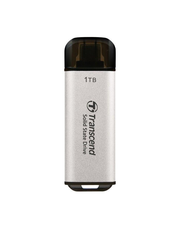 TRANSCEND ESD300S 1TB External SSD USB 10Gbps Type C Silver główny