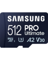 SAMSUNG Pro Ultimate microSD 512GB Memory Card UHS-I U3 FHD 4K UHD 200MB/s Read 130 MB/s Write for Smartphone Drone Incl SD Adapter - nr 26
