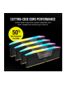CORSAIR VENGEANCE RGB 128GB 4x32GB DDR5 5600MT/s DIMM Unbuffered 40-40-40-77 Std PMIC XMP 3.0 Black Heatspreader Black PCB 1.25V - nr 17