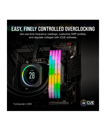 CORSAIR VENGEANCE RGB 32GB 2x16GB DDR5 6000MT/s DIMM Unbuffered 30-36-36-76 Std PMIC XMP 3.0 Black Heatspreader 1.4V nr 2