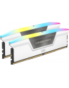 CORSAIR VENGEANCE RGB 32GB 2x16GB DDR5 6400MT/s DIMM Unbuffered 36-48-48-104 Std PMIC XMP 3.0White Heatspreader Black PCB 1.4V - nr 39