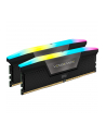 CORSAIR VENGEANCE RGB 32GB 2x16GB DDR5 6600MT/s DIMM Unbuffered 38-48-48-106 Std PMIC XMP 3.0Black Heatspreader Black PCB 1.4V - nr 10