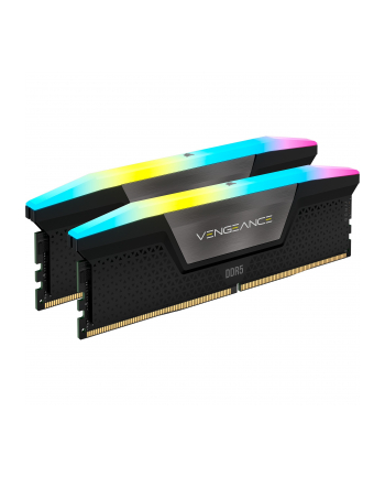 CORSAIR VENGEANCE RGB 32GB 2x16GB DDR5 6600MT/s DIMM Unbuffered 38-48-48-106 Std PMIC XMP 3.0Black Heatspreader Black PCB 1.4V