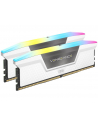 CORSAIR DDR5 6000MT/s 32GB 2x16GB DIMM Unbuffered 36-44-44-96 Std PMIC XMP 3.0 VENGEANCE RGB DDR5 White Heatspreader Black PCB 1.4V - nr 3