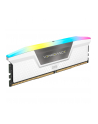 CORSAIR VENGEANCE RGB 64GB 2x32GB DDR5 6000MT/s DIMM Unbuffered 40-40-40-77 Std PMIC XMP 3.0White Heatspreader RGB LED 1.35V - nr 11