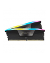 CORSAIR VENGEANCE RGB 64GB 2x32GB DDR5 6400MT/s DIMM Unbuffered 32-40-40-84 Std PMIC XMP 3.0 Black Heatspreader RGB LED 1.4V - nr 5