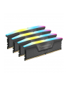 CORSAIR VENGEANCE RGB 64GB 4x16GB DDR5 6000MT/s DIMM Unbuffered 36-36-36-76 Std PMIC XMP 3.0 Black Heatspreader Black PCB 1.35V - nr 4