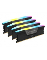 CORSAIR VENGEANCE RGB 64GB 4x16GB DDR5 6000MT/s DIMM Unbuffered 36-36-36-76 Std PMIC XMP 3.0 Black Heatspreader Black PCB 1.35V - nr 9