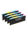 CORSAIR VENGEANCE RGB 64GB 4x16GB DDR5 6200MT/s DIMM Unbuffered 32-38-38-80 Std PMIC XMP 3.0 Black Heatspreader RGB LED 1.4V - nr 26