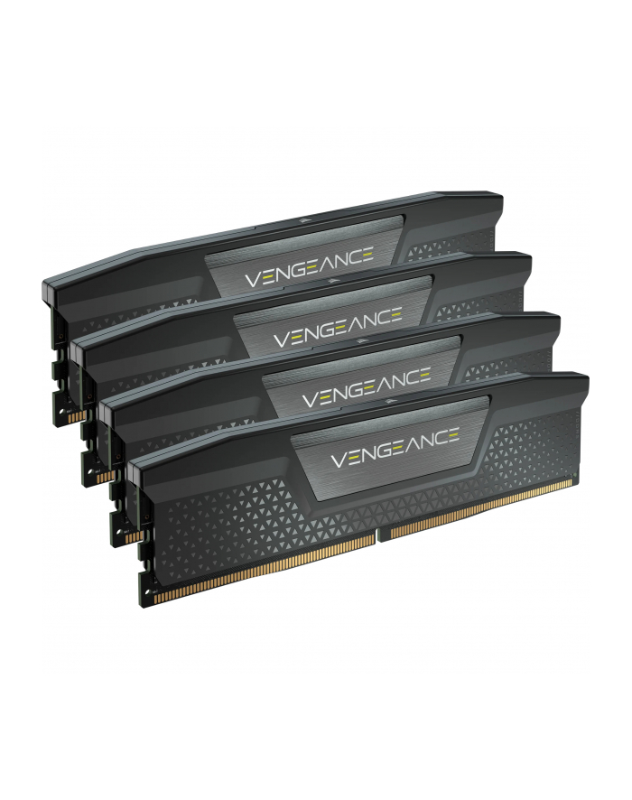 CORSAIR VENGEANCE 64GB 4x16GB DDR5 6000MT/s DIMM Unbuffered 36-36-36-76 Std PMIC XMP 3.0 Black Heatspreader Black PCB 1.35V główny