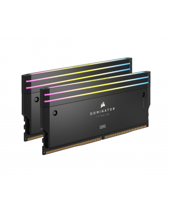 CORSAIR DOMINATOR TITANIUM RGB 32GB 2x16GB DDR5 7000MT/s DIMM Unbuffered 34-42-42-96 OC PMIC XMP 3.0 Black Heatspreader 1.45V Intel