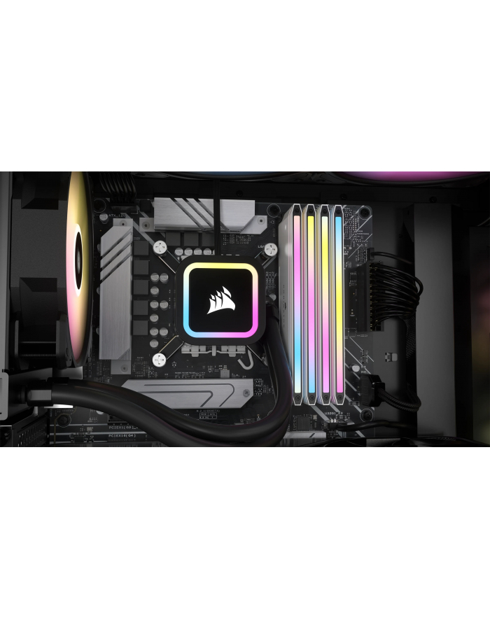 CORSAIR DOMINATOR TITANIUM RGB 64GB 4x16GB DDR5 6400MT/s DIMM Unbuffered 32-40-40-84 Std PMIC XMP 3.0 White Heatspreader 1.4V główny