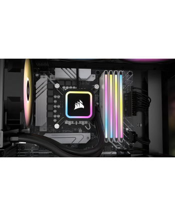 CORSAIR DOMINATOR TITANIUM RGB 96GB 2x48GB DDR5 6400MT/s DIMM Unbuffered 32-40-40-84 Std PMIC XMP 3.0 White Heatspreader 1.4V nr 1