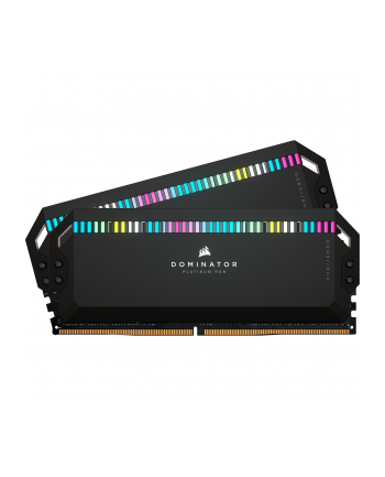 CORSAIR DOMINATOR PLATINUM RGB 32GB 2x16GB DDR5 6000MT/s DIMM Unbuffered 30-36-36-76 Std PMIC XMP 3.0 Black Heatspreader 1.4V