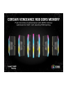 CORSAIR DOMINATOR PLATINUM RGB 64GB 4x16GB DDR5 6400MT/s DIMM Unbuffered 32-40-40-84 Std PMIC XMP 3.0 Black Heatspreader 1.4V - nr 11