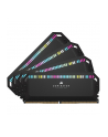 CORSAIR DOMINATOR PLATINUM RGB 64GB 4x16GB DDR5 6400MT/s DIMM Unbuffered 32-40-40-84 Std PMIC XMP 3.0 Black Heatspreader 1.4V - nr 24