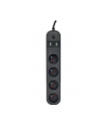 GEMBIRD Inteligentna listwa zasilająca z ładowarką USB 4 gniazda czarna - nr 3