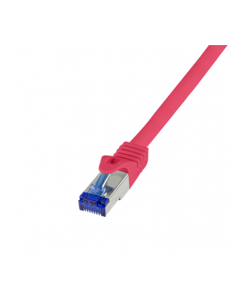 LOGILINK C6A014S Patchcord Ultraflex kat. 6A S/FTP czerwony 0.25m