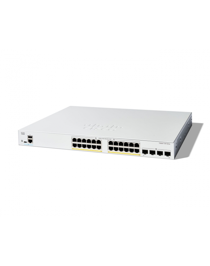 CISCO Catalyst 1200 24-port GE Full PoE 4x1G SFP główny