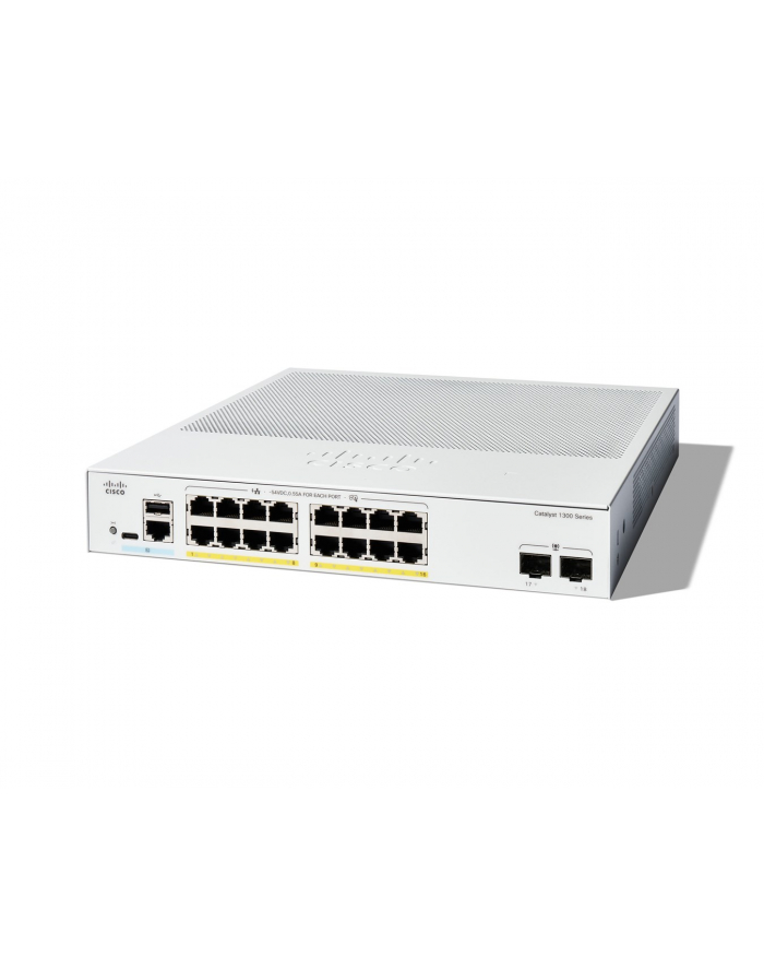 CISCO Catalyst 1300 16-port GE Full PoE 2x1G SFP główny