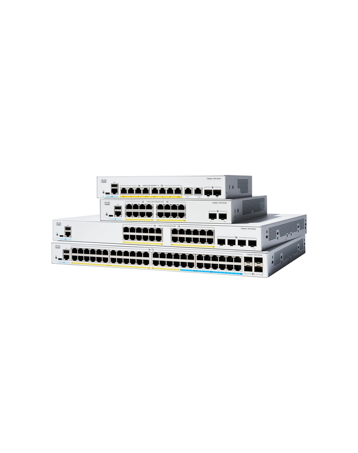 CISCO Catalyst 1300 24-port GE PoE 4x10G SFP+ główny