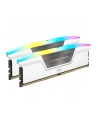 CORSAIR VENGEANCE RGB 32GB 2x16GB DDR5 6000MT/s DIMM Unbuffered 30-36-36-76 Std PMIC XMP 3.0 White Heatspreader RGB LED 1.4V - nr 18