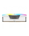 CORSAIR VENGEANCE RGB 32GB 2x16GB DDR5 6000MT/s DIMM Unbuffered 30-36-36-76 Std PMIC XMP 3.0 White Heatspreader RGB LED 1.4V - nr 25