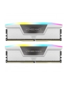 CORSAIR VENGEANCE RGB 32GB 2x16GB DDR5 6000MT/s DIMM Unbuffered 30-36-36-76 Std PMIC XMP 3.0 White Heatspreader RGB LED 1.4V - nr 31