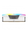 CORSAIR VENGEANCE RGB 32GB 2x16GB DDR5 6000MT/s DIMM Unbuffered 30-36-36-76 Std PMIC XMP 3.0 White Heatspreader RGB LED 1.4V - nr 32