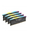 CORSAIR VENGEANCE RGB 64GB 4x16GB DDR5 6000MT/s DIMM Unbuffered 36-36-36-76 Std PMIC XMP 3.0 Black Heatspreader Black PCB 1.35V - nr 4