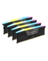CORSAIR VENGEANCE RGB 64GB 4x16GB DDR5 6000MT/s DIMM Unbuffered 36-36-36-76 Std PMIC XMP 3.0 Black Heatspreader Black PCB 1.35V - nr 9