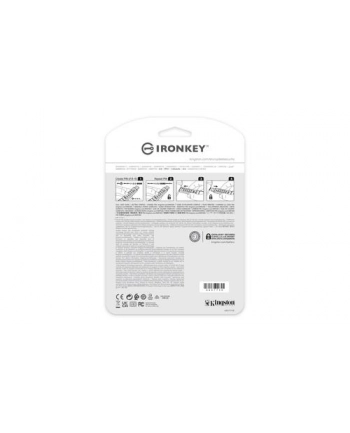 KINGSTON 256GB IronKey Keypad 200 FIPS 140-3 Lvl 3 Pending AES-256 Encrypted nr 2