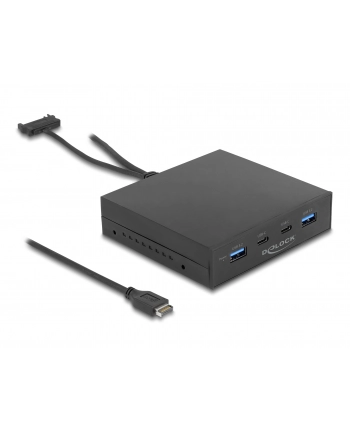 D-ELOCK 3.5inch USB 3.2 Gen 2 Front Panel 2 x USB Type-C + 2 x USB Type-A